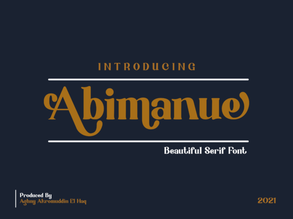 Abimanue: A Display Font That Brings Authentic Character to Your Work