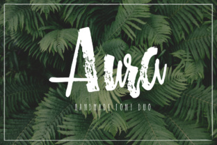 Aura: The Handmade Font Duo That Brings Authenticity to Your Projects