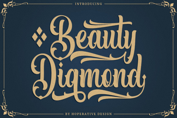 Beauty Diamond: Unlocking the Power of a Premium Blackletter Font