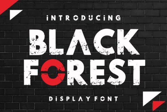 Black Forest: A Vintage, Bold Display Typeface for Modern Creatives