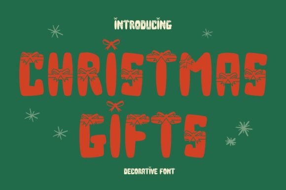 Christmas Gifts: A Playful Font for Your Holiday Designs