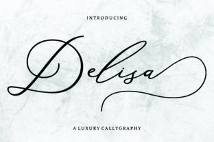 Delisa: A Sweet and Modern Handwritten Font