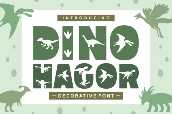 Dino Hagor: A Playful Font for Bold, Creative Projects