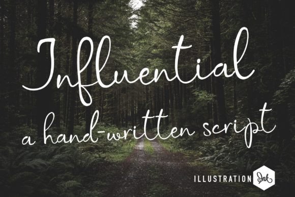 Influential: The Quirky Handwritten Font That Brings Authenticity to Your Work