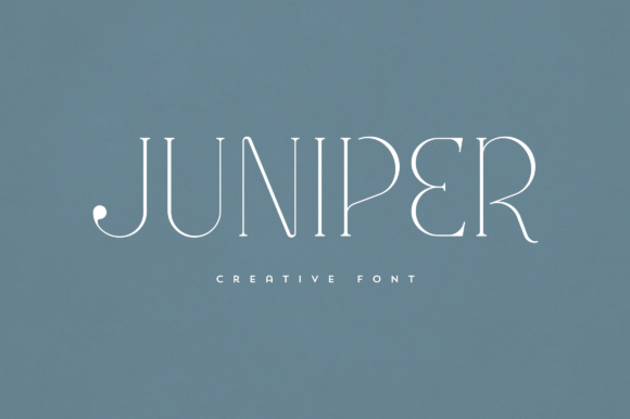 Juniper: Crafting Elegance in Modern Typography