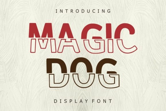 Magic Dog: A Double-Outlined Font for Playful Branding