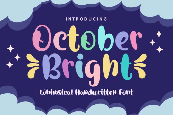 October Bright: The Whimsical Handwritten Font for Every Project