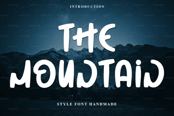 The Mountain: A Typeface for Festive & Whimsical Design